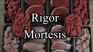 What is Rigor Mortis | How Rigor Mortis occurs in meat | Rigor Mortis side effects #rigormortis