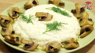 Pasta с шампиньонами под сливочным соусом из цветной капусты. Просто, вкусно, недорого! Pasta с шампиньонами под сливочным соусом из цветной капусты. Просто, вкусно, недорого!