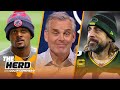 Deshaun Watson meets with Cleveland Browns, talks Aaron Rodgers $150M deal — Colin | NFL | THE HERD