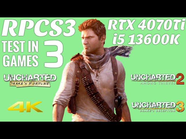 Uncharted 3 Drakes Deception PC Gameplay, RPCS3, Full Playable, PS3  Emulator, 1080p60FPS