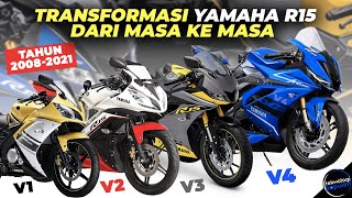 SAINGAN HONDA CBR 150R! Begini Perbedaan Yamaha R15 YZF, R 15 v1, R15 v2, R15 v3 dan R15 v4 2021