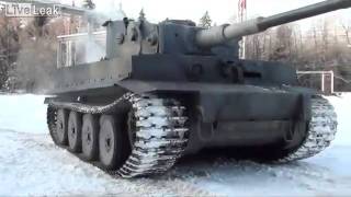 Replica of Tiger tank