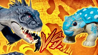 AVENTURA JURÁSICA SÚPER GENIAL!!! SCORPIOS REX VS BUMPY!!!