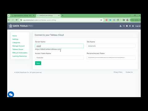 Connect Tableau Server