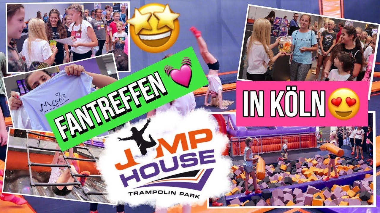JUMP HOUSE FOLLOW ME AROUND💥Trampolinhalle FANTREFFEN 2018 MaVie mavie noelle instagram