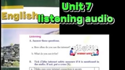 Grade 10 (2080 new curriculum) English || Unit 7 Listening Audio ||