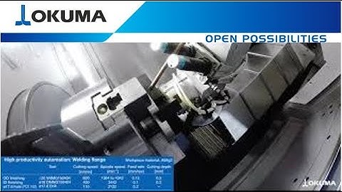Okuma Lathe GENOS L2000 e with Gantry Loader - Flange