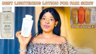 BEST CREAM FOR FAIR SKIN: Ellen Beauty Lotion Review - Glowing skin   Best Cream For All Skin Types