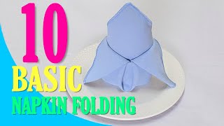 10 Simple #Napkin Folding screenshot 3