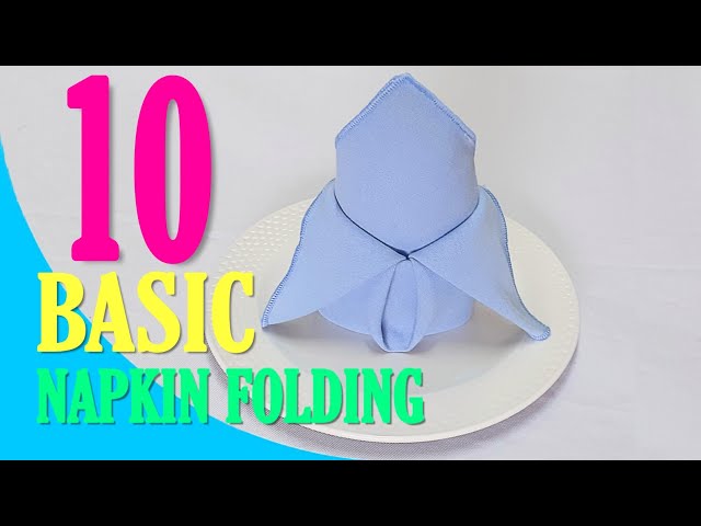 10 Ways to Fold Napkins – Craft Box Girls