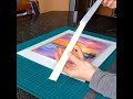How to Mount pastel art safely without sticking anything to artwork, no rips, no discolouring