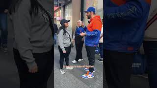 We Went To Times Square To Convince Other Fans To Trade In Their Hat For A Mets One 