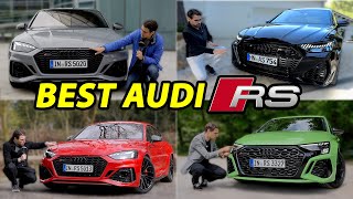 Best Audi RS comparison: Audi RS3 vs RS5 vs RS6 vs RS7 vs RSQ3 vs RSQ8 vs RS etron GT