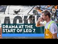 BIG Collision Between 11th Hour Racing Team and GUYOT environnement - Team Europe | The Ocean Race