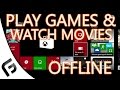 How to play Games Offline on your XBOX ONE - YouTube