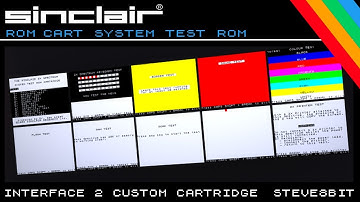 Sinclair ZX Spectrum 48k Rom Cartridge - System Test ROM Cartridge Dr Ian Logan