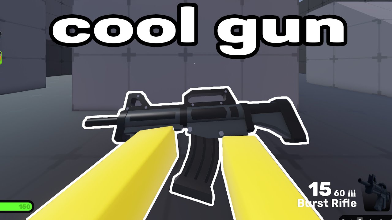 using burst rifle - YouTube