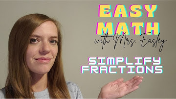 SIMPLIFY FRACTIONS  [with models and patterns] 5th Grade Math