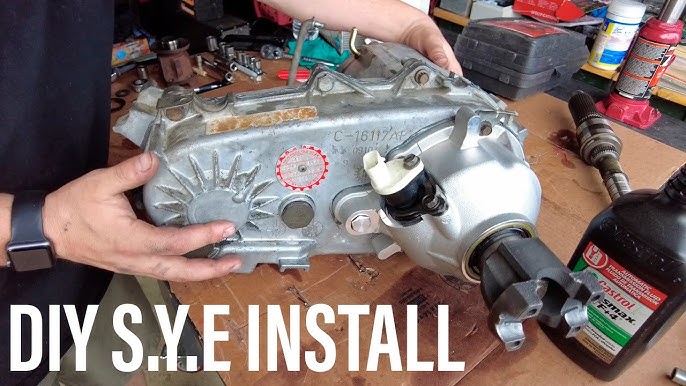 How to Install a Slip Yoke Eliminator and Driveshaft for a Jeep Wrangler TJ  - YouTube