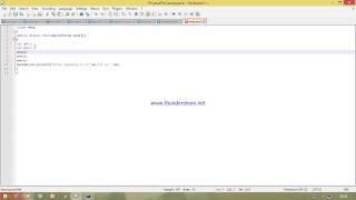 Swapping of 2 numbers with out using 3rd variable in JAVA