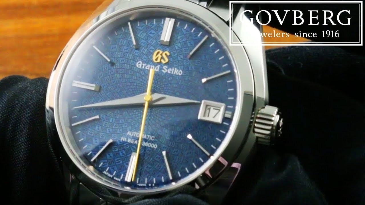 The Grand Seiko Hi-Beat 20th Anniversary Limited Edition (SBGH267)  Functions & Care Guide - YouTube