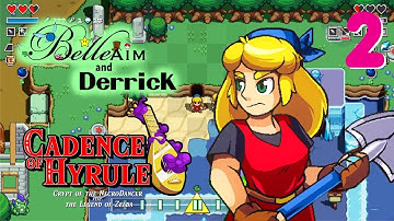 Cadence of Hyrule co-op - Part 2 : Belle and Derrick (Exploring Hyrule Field, Cane of Somaria)