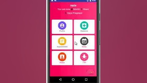 Follow your pregnancy : An Android Application for Pregnancy Follow-up
