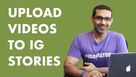 How To Post VIDEOs To Instagram Story From Your Computer (Mac Or PC)