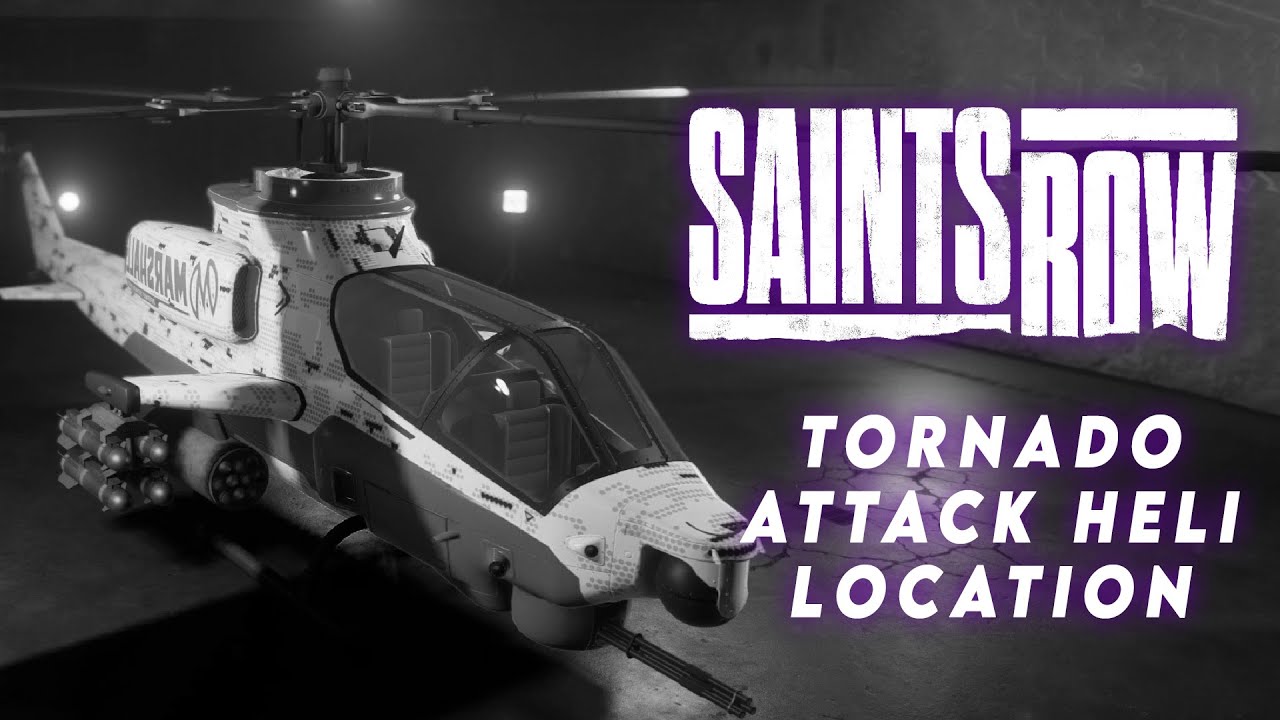 SAINTS ROW 2022 TORNADO Marshall Attack Helicopter (Location) YouTube