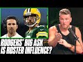 Pat McAfee Reacts James Jones Says Rodgers Wants Input On Roster, Not Money