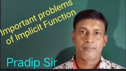 Derivative of Implicit Function, problems 12th Math