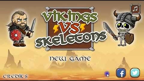 Vikings VS Skeletons (Pc Gameplay Walkthrough)
