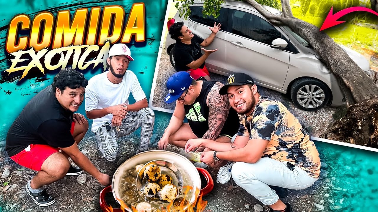 COMIDA EXOTICA  CON EL CREW RETOJORJAIS | SALE MAL