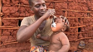 African Single Mama Raises Her African Village Kids With Hard work and Perseverance /Rural Life