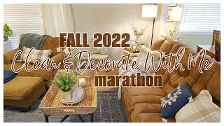 FALL CLEAN & DECORATE WITH ME MARATHON / 2 HOURS OF FALL CLEANING & FALL DECORATING /ROBIN LANE LOWE