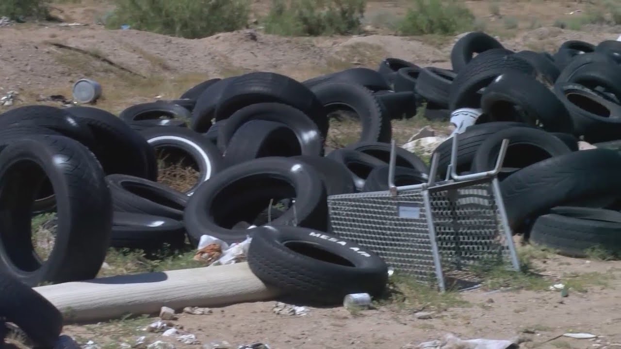 Bernalillo County addressing illegal tire dumping site - YouTube