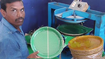 Semi Automated BUFFET Paper Plates Making Machine / Small Scale IndustrieS