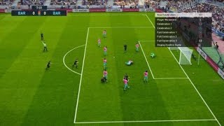 eFootball PES 2021 messi dummy run and double touch shoot screenshot 2