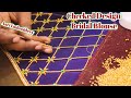 Checked design bridal blouse Work in aari embroidery | Party wear |  More Tips | Nakshatra Designers