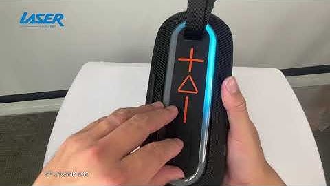 Laser Portable Fabric Speaker Pro Unboxing | RGB Lights, TWS and Multi Input Playback