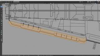 Blender Time-lapse Modeling Star Wars Venator Part 2