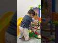 #babyshachi bé tập chơi cầu trượt nhỏ