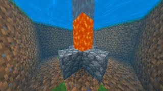 Minecraft Lava Glitch #Shorts