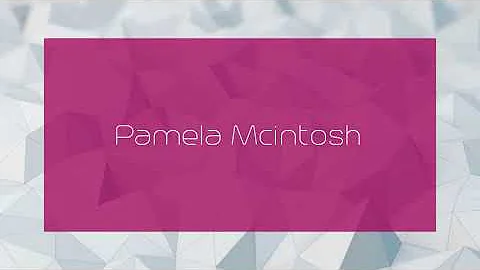 Pamela Mcintosh - appearance