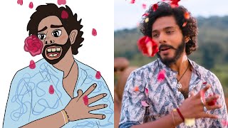 Poolamme Pilla | Hanuman movie | Telugu songs |Teja Sajja, Amritha | Drawing Meme l Funny Video