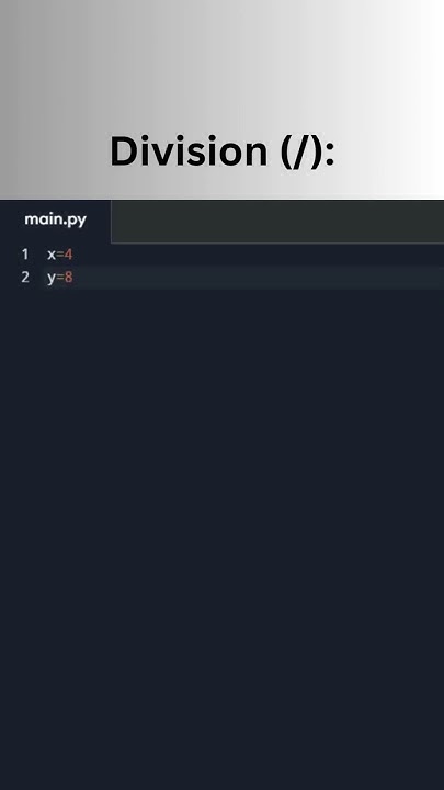Perform Division in Python – Learn the Basics! - YouTube