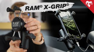 RAM® XGrip® Phone Holder with Composite Double Socket Arm