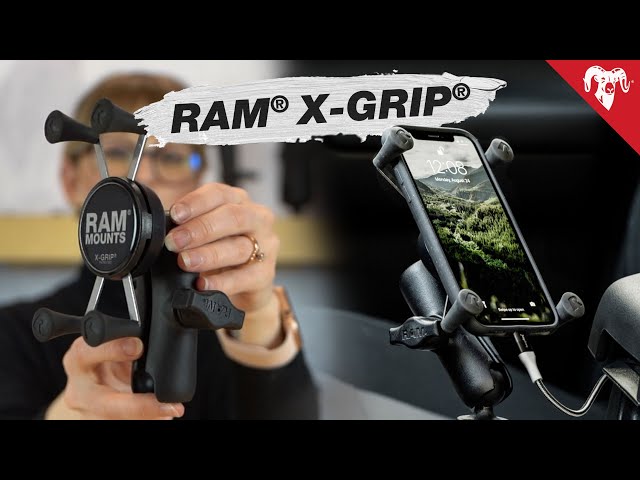 RAM® X-Grip® Phone Holder with Composite Double Socket Arm 