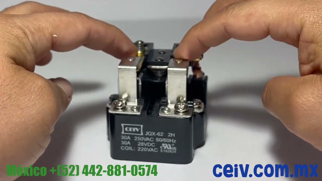 JQX-62 2H y 2Z, Contactor CEIV - YouTube