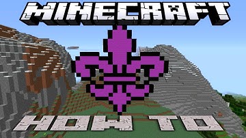Minecraft ~8 Bit~ HOW TO : Saints Row Logo/Icon ( Tutorial ) /W Killerkev